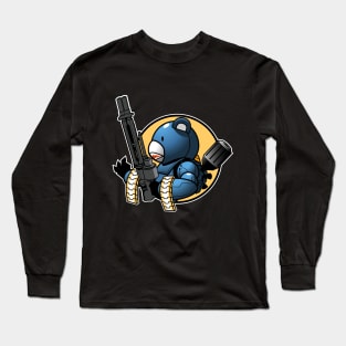 Gundam War Bear Long Sleeve T-Shirt